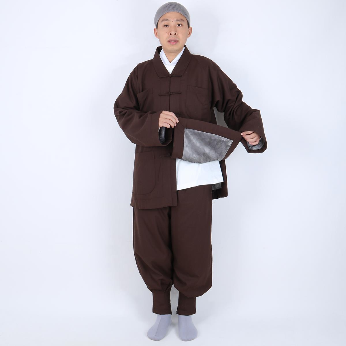 特价师父服装男女款免绑腿僧衣套装出家人短褂棉布小褂比丘尼和尚