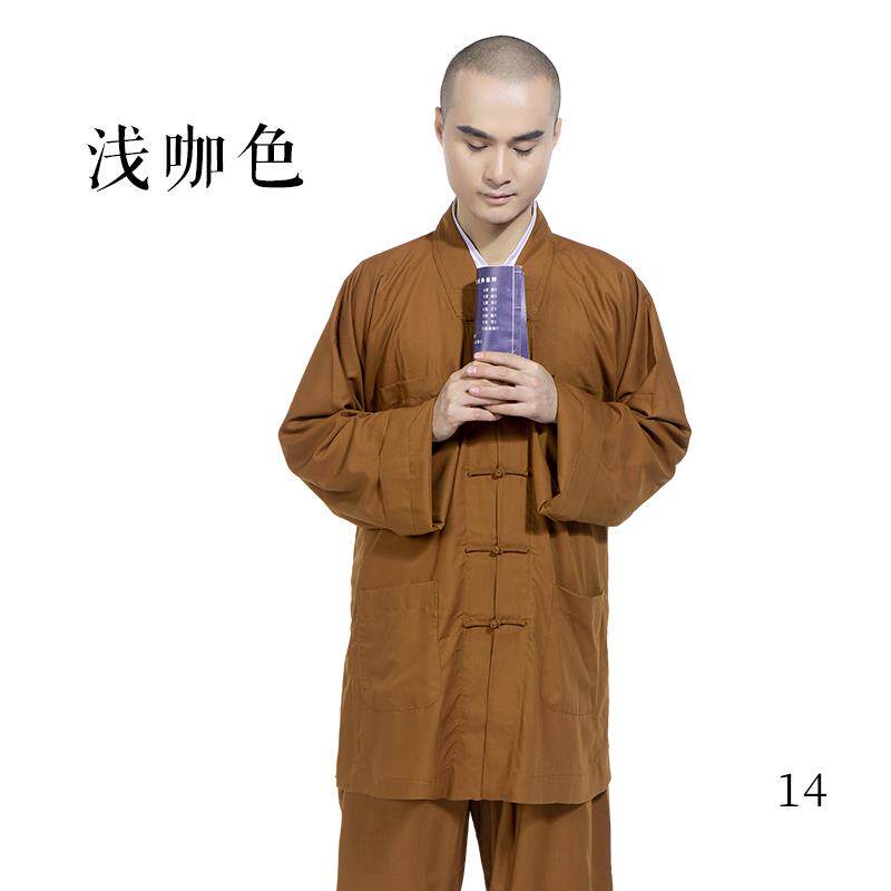 特价缎梵僧服装男女薄款夏季短褂套装小褂透气和尚衣四季服罗汉褂