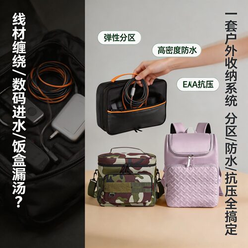 户外防水充电宝收纳袋套装