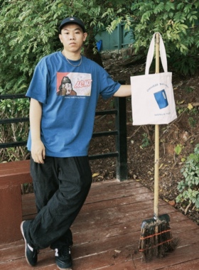 万大人MANDARIN锚点系列ACMT 潮流圆领宽松男女自创夏季短袖