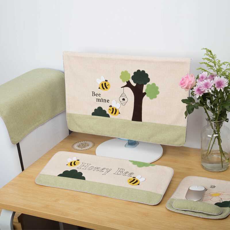 晶电脑防尘罩显示器盖电脑罩 绣花贴布布艺 巾 苹果台式电脑套盖|ruв категории видео электрических приборов, наушники/наушники - от Buy2taobao.com для оказания профессиональной услуги покупки агента Taobao