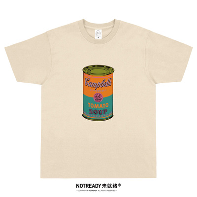 安迪沃霍尔艺术印花小众设计T恤