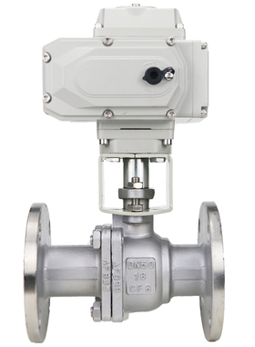 Q941F-16P/C电动304不锈钢铸钢法兰球阀高温蒸汽切断球阀DN15-200
