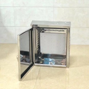 50*40*18CM监控不锈钢防水箱电源箱室外POE盒交换机箱加厚大带锁