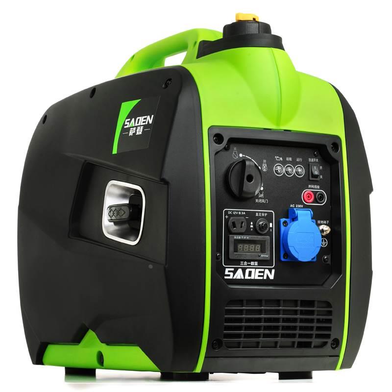 萨登2KW静音汽油发电机家用小型房车220v户外野营便携式3千瓦数码