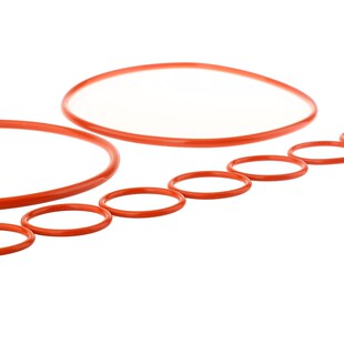 100只 30线径3.1mm sty密封件 硅胶O型圈耐高温密封圈垫圈外径10