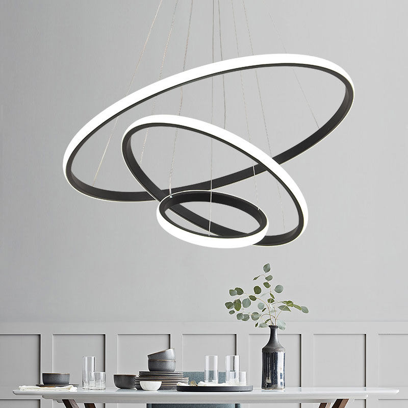 简约现代led餐吊灯吊线灯吊灯餐厅饭厅书房卧室楼梯间楼道客厅餐桌灯北欧样板房出租房旅店民宿家用灯具新款_虎窝淘