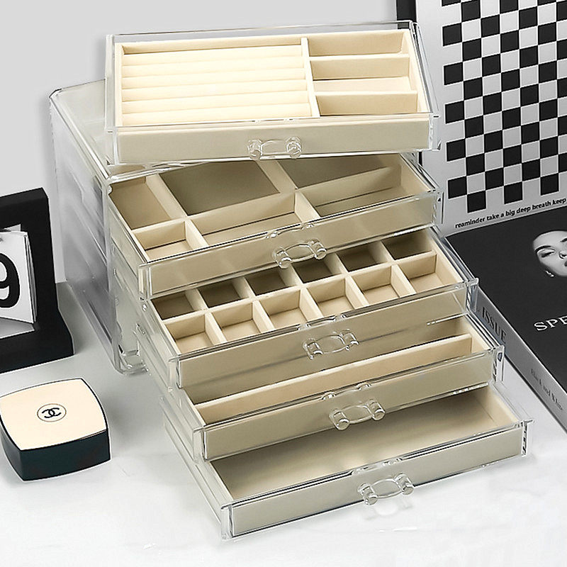 少女心亚克力首饰盒收纳盒手表