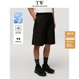 运动活力休闲裤 TeenieWeenie小熊男装 简约时尚 2025年防晒新款 短裤