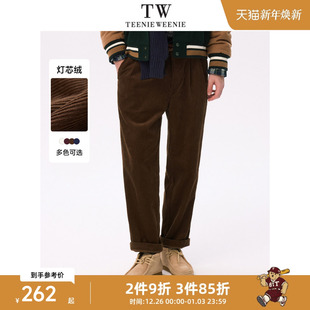 子灯芯绒长裤 TeenieWeenie小熊男装 复古休闲裤 潮流秋冬美式 时尚