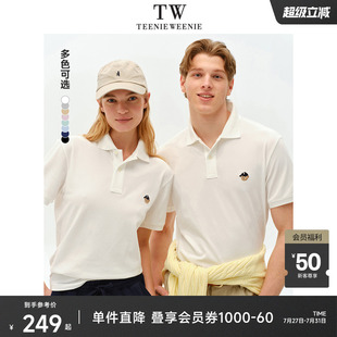 TeenieWeenie小熊凉感polo衫 美式 老钱风刺绣正肩翻领休闲短袖