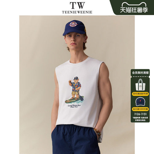 TeenieWeenie小熊男装无袖夏季