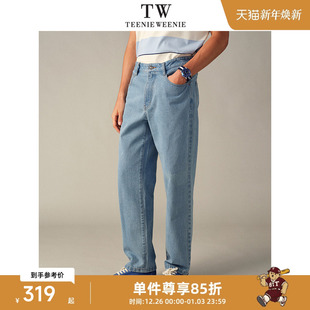 牛仔裤 新款 复古修身 TeenieWeenie小熊男装 长裤 男士 锥形裤 美式