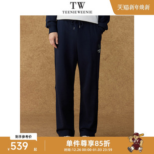 直筒宽松卫裤 Teenie 休闲长裤 舒适简约日式 Weenie小熊男装