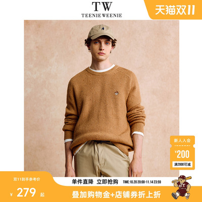 Teenie Weenie小熊男装秋冬保暖毛衣