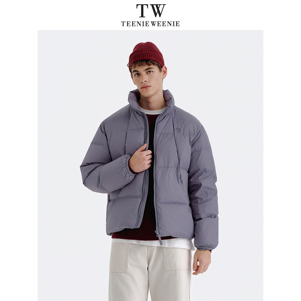 TeenieWeenie小熊男装三防鸭绒蓬松保暖立领加厚外套羽绒服男款