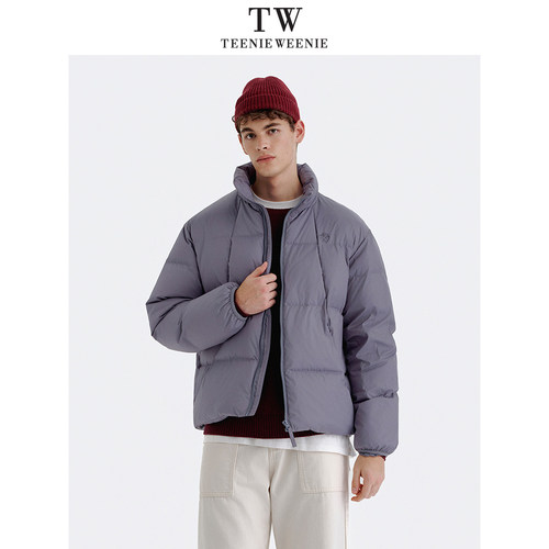TeenieWeenie小熊男装三防鸭绒蓬松保暖立领加厚外套羽绒服男款