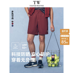 休闲运动直筒五分裤 TeenieWeenie小熊男装 新款 2025春夏季 防晒短裤