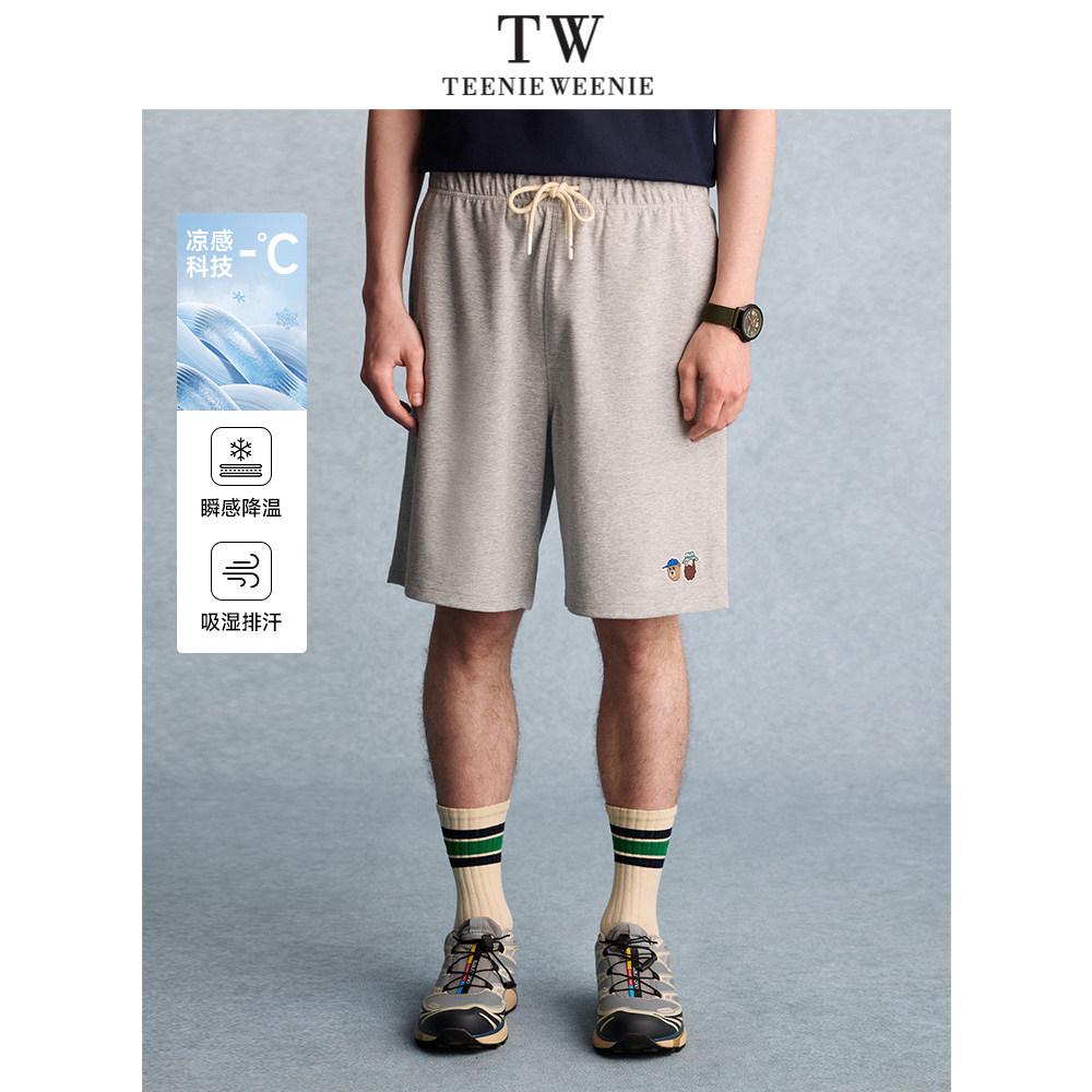 TeenieWeenie小熊男装基础日常通勤简约新款凉感夏季休闲裤