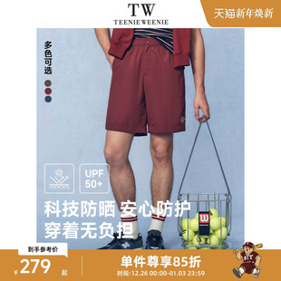 休闲运动直筒五分裤 TeenieWeenie小熊男装 新款 2025春夏季 防晒短裤
