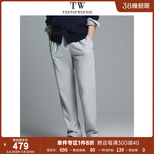 TeenieWeenie小熊男装休闲裤男2024春装新款时尚卫裤运动长裤