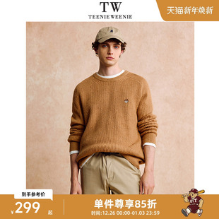 新年穿搭 保暖长袖 TeenieWeenie小熊男装 时尚 毛衣 秋冬休闲修身