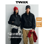 TeenieWeenie小熊男装 2026年春立体袋拉链微阔夹克通勤棉服外套