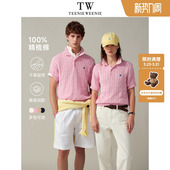 针织衫 TeenieWeenie小熊夏老钱刺绣翻领纯棉透气短袖 款 男 四季