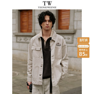 外套2025春季 时尚 新款 街头工装 牛仔夹克 美式 TeenieWeenie小熊男装