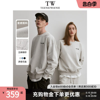 teenieweenie卫衣休闲运动圆领男