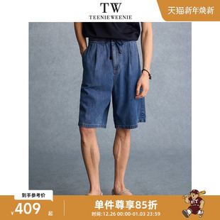 牛仔裤 清凉质感宽松日常2025新款 夏季 TeenieWeenie小熊男装