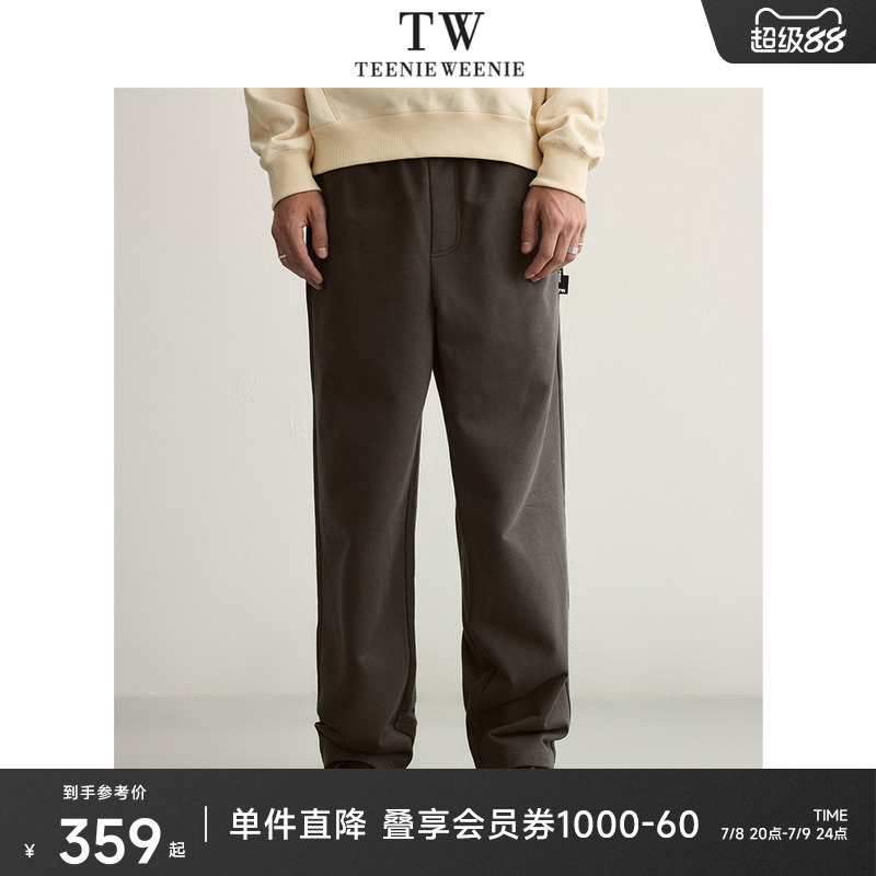 Teenie Weenie小熊男装美式复古简约休闲舒适运动休闲裤