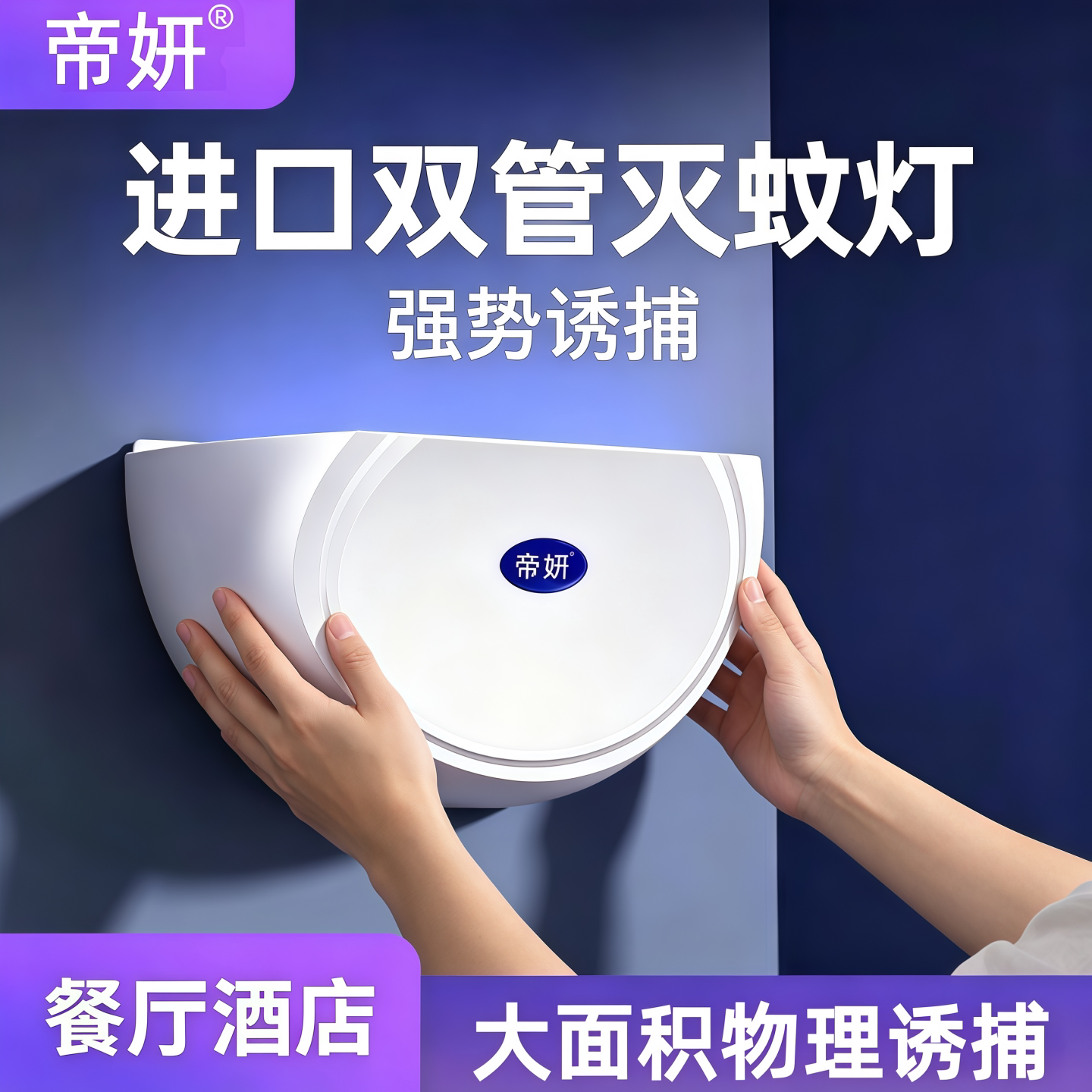 灭蝇灯帝妍商铺2026新款灭蚊灯餐厅饭店用商用挂墙捕苍蝇神器餐饮
