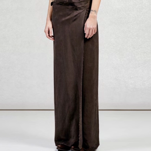 GABRIELA COLL GARMENTS 安格集合店 25FW早秋铜氨丝裹身收腰半裙