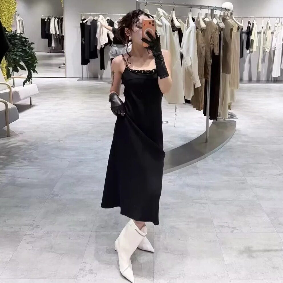 GABRIELE COLANGELO 安格集合店 26SS金珠皮绳藤蔓编织经典连衣裙