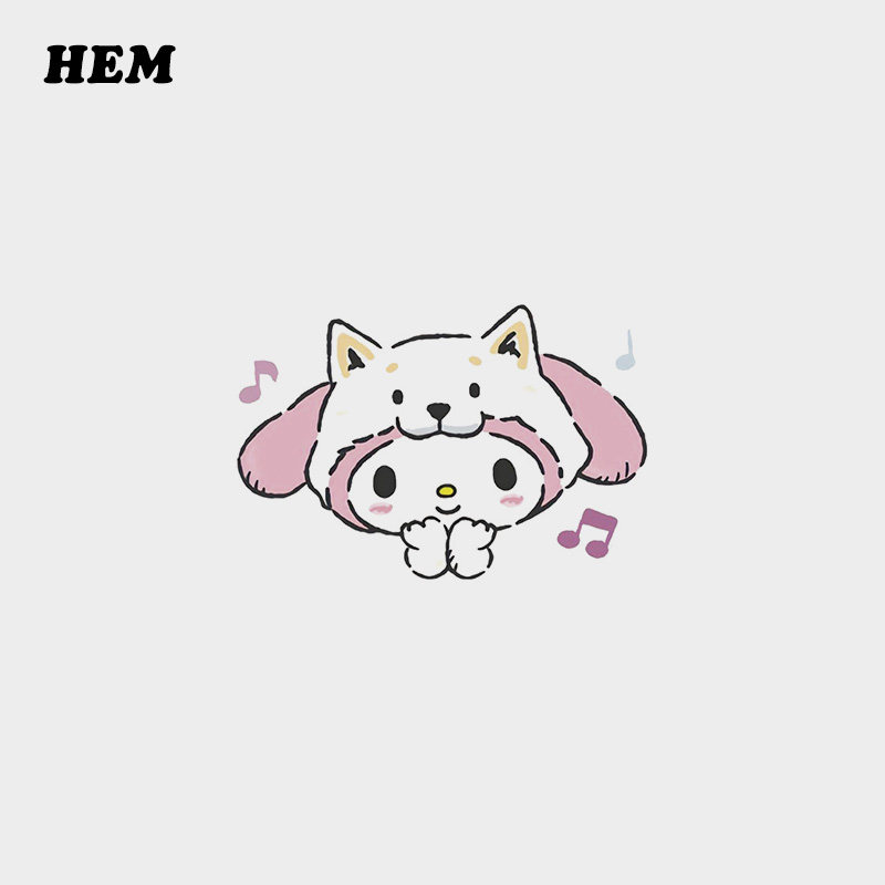 三丽鸥美乐蒂可爱卡通纹身贴防水持久小图案手上仿真儿童贴纸