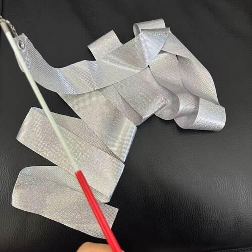 跳舞专用彩带星闪健身运动彩绸