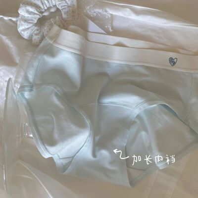 女士纯棉内裤女中腰加长裆全棉7A抗菌大码A类婴儿棉女生女式批发