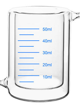 科睿才玻璃夹套烧杯双层烧杯光催化反应器100ml双层烧杯61397