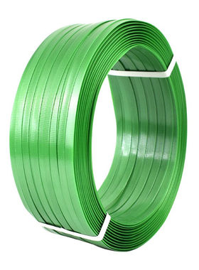 上柯A1105PET塑钢打包带可热熔捆扎带绿色塑料打包绳宽16mm厚0.8m