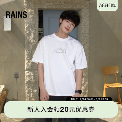 纯棉T恤短袖休闲印花潮流