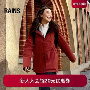 Rains 轻量化防水面料夹克外套户外旅行百搭秋冬男女Suva/12470