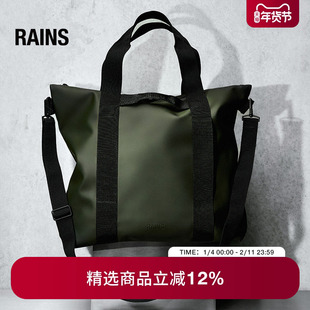 Rains 大容量托特包斜挎健身包手提拎包休闲轻便男女Tote/14150