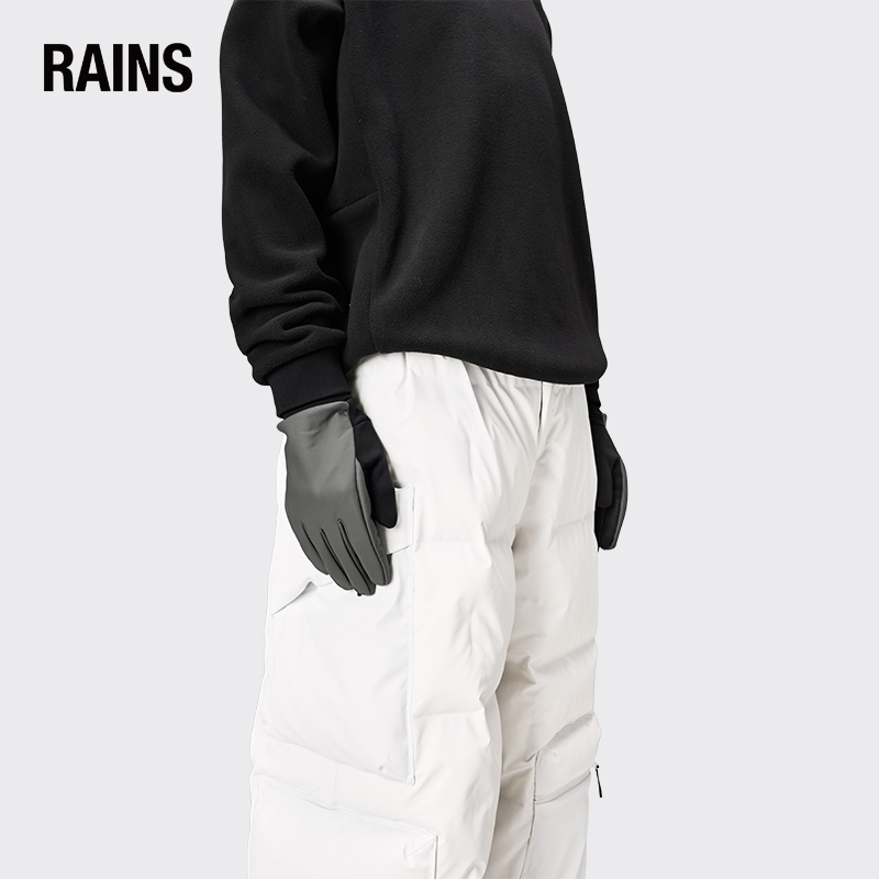 Rains Gloves 秋冬新款时尚保暖手套男 骑行防寒滑雪手套女