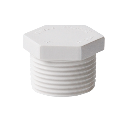 百盛联塑pvc外丝堵头水管配件