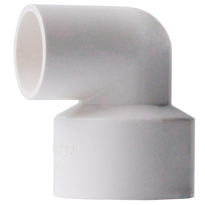 PVC变径弯头 UPVC异径90度直角弯头大小转换接头塑料胶粘给水管件
