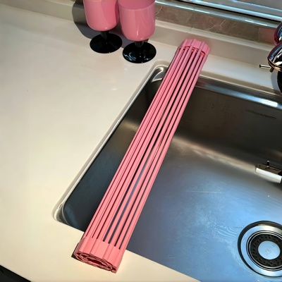 【厨房好物推荐】厨房水槽沥水架碗碟置物架硅胶抹布洗菜盆收纳架