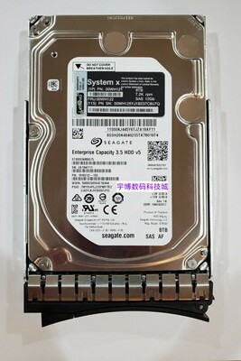 联想 00WH121 00WH122 00WH125 8T SAS 7.2K 12Gb 3.5 M5 X6 硬盘