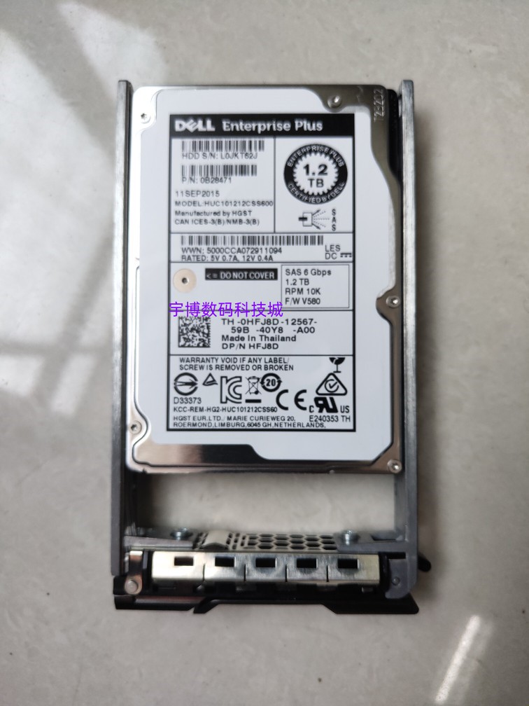 DELL 0HFJ8D HFJ8D 1.2T 10K SAS 6Gb SCV3020 4020 5020存储硬盘 电脑硬件/显示器/电脑周边 机械硬盘 原图主图