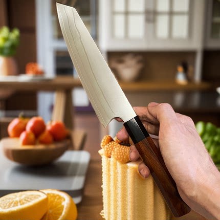 外贸刀大马士革钢440C芯8寸切付牛刀轻巧锋利切肉切丝片鱼片料理